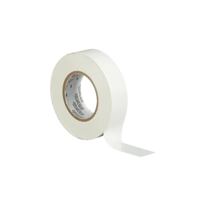 White PVC Insulated Electrical Tape - 3/4 x 50' FT x 7 MILL - UL Listed