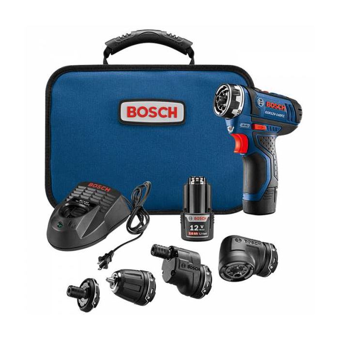 Bosch 12V Max Flexiclick 5 In 1 Drill Driver System