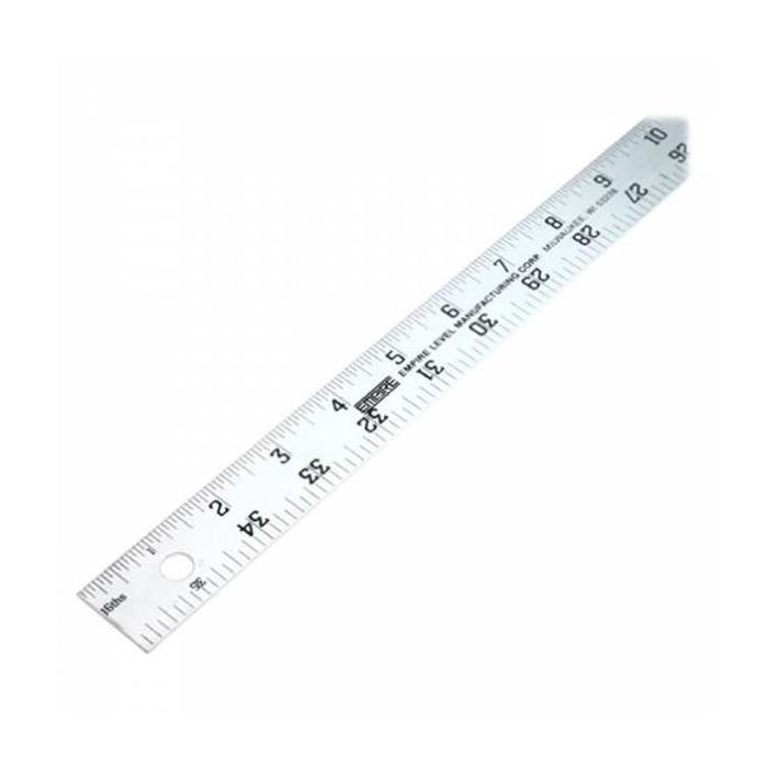 Aluminum ruler store 36