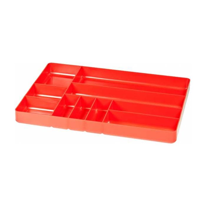 Ernst 10 Compartment Organizer Tray - Red