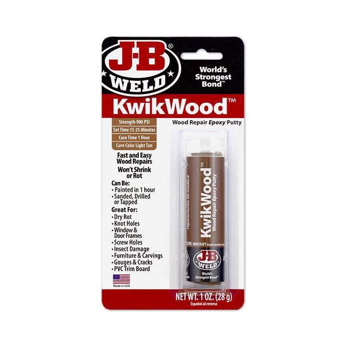 J-B Weld KwikWood Epoxy Putty - 1 Oz