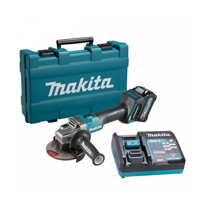 Makita drill and angle shop grinder set