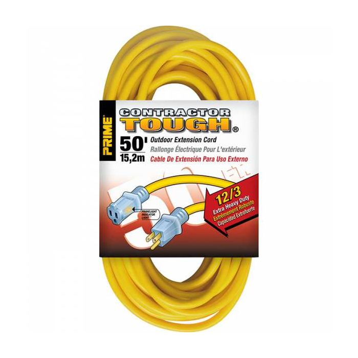 Prime 50' Outdoor Extension Cord - 12/3