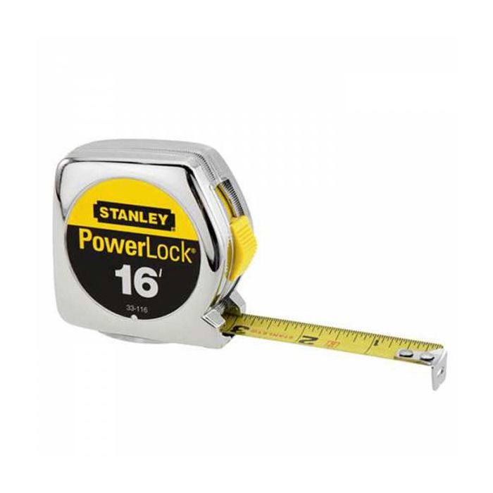 Stanley chrome shop tape measure