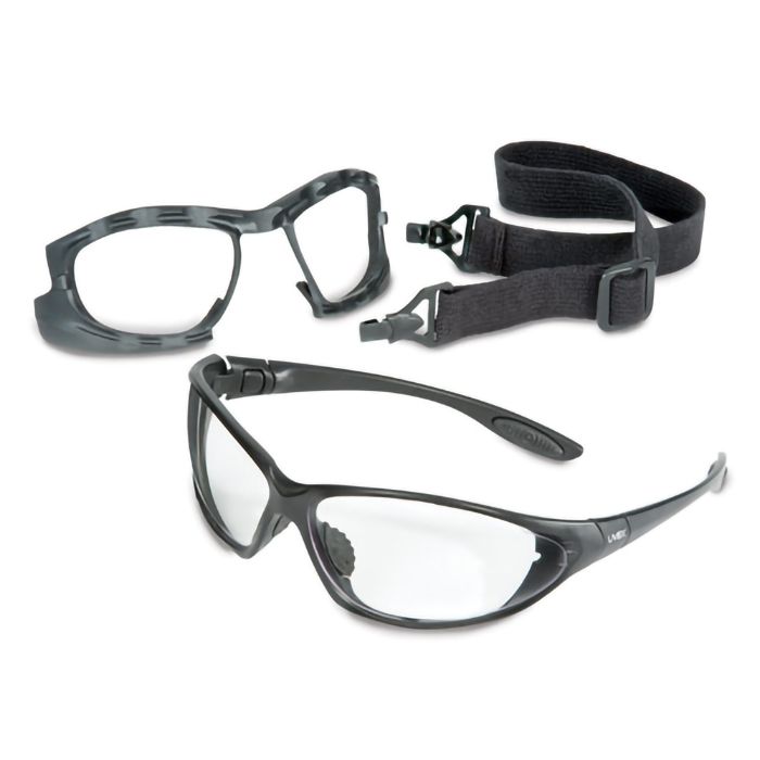 Uvex Seismic Sealed Anti Fog Safety Glasses Dura Streme Clear