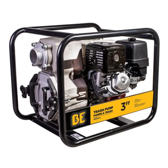 BE Power Equipment 370 GPM Trash Transfer Pump with Honda