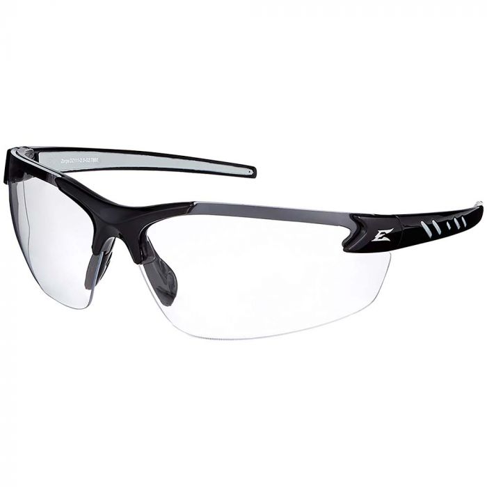 Edge Eyewear Zorge G2 Black Frame Safety Glasses Clear