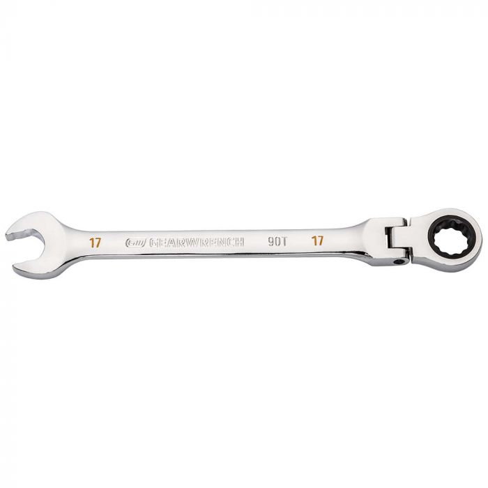 17mm flex head ratcheting shop wrench