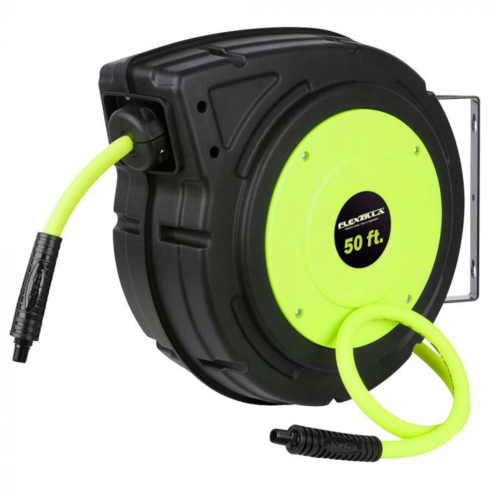 Flexzilla 3/8 in. Dia x 50 ft. Retractible Air Hose Reel with