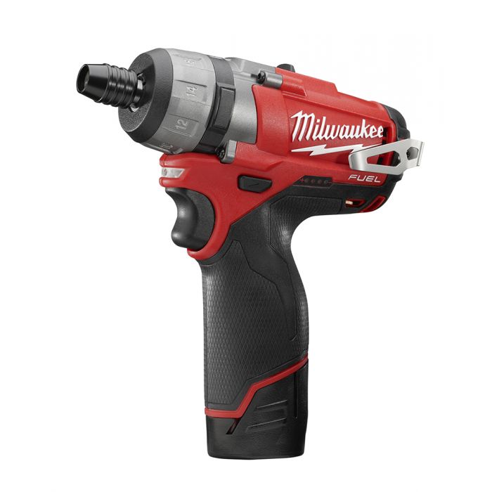 Milwaukee M12 FUEL 12 Volt Lithium Ion Brushless Cordless 2SPD Screwdriver Kit