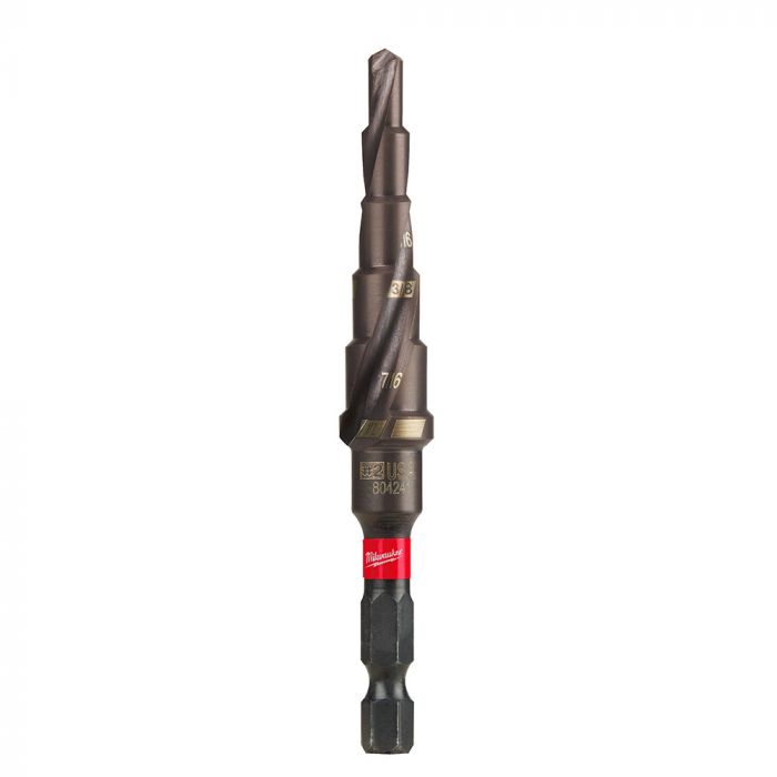 Milwaukee Shockwave Impact Duty 3/16 In. - 1/2 In. #2 Step Drill Bit, 6  Steps - Town Hardware & General Store