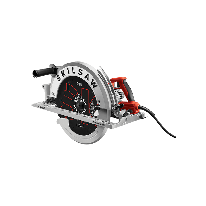 Skillsaw 16 5 16 in. 15 Amp Corded Electric Magnesium Worm Drive Circular Saw with 32 Tooth Carbide Blade