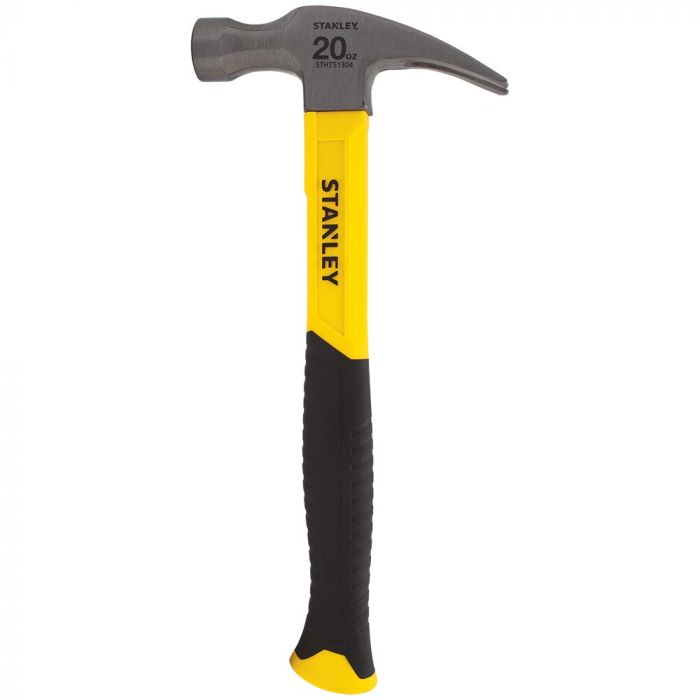 Stanley 16 Oz. Smooth-Face Rip Claw Hammer with Fiberglass Handle - Power  Townsend Company