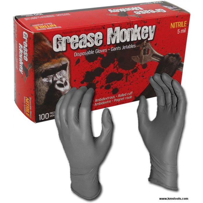 Watson Grease Monkey 8 mil Nitrile Disposable Gloves 