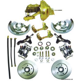 A/F/X Body Front Disc Brake Conversion Kit w/ Booster