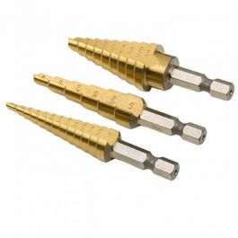 Titan 3pc Step Drill Set