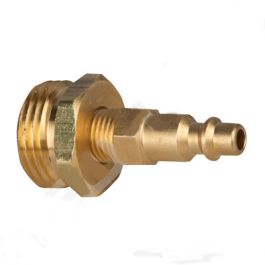 New Line Express Pack Industrial Nipple x Male GHT Garden Brass